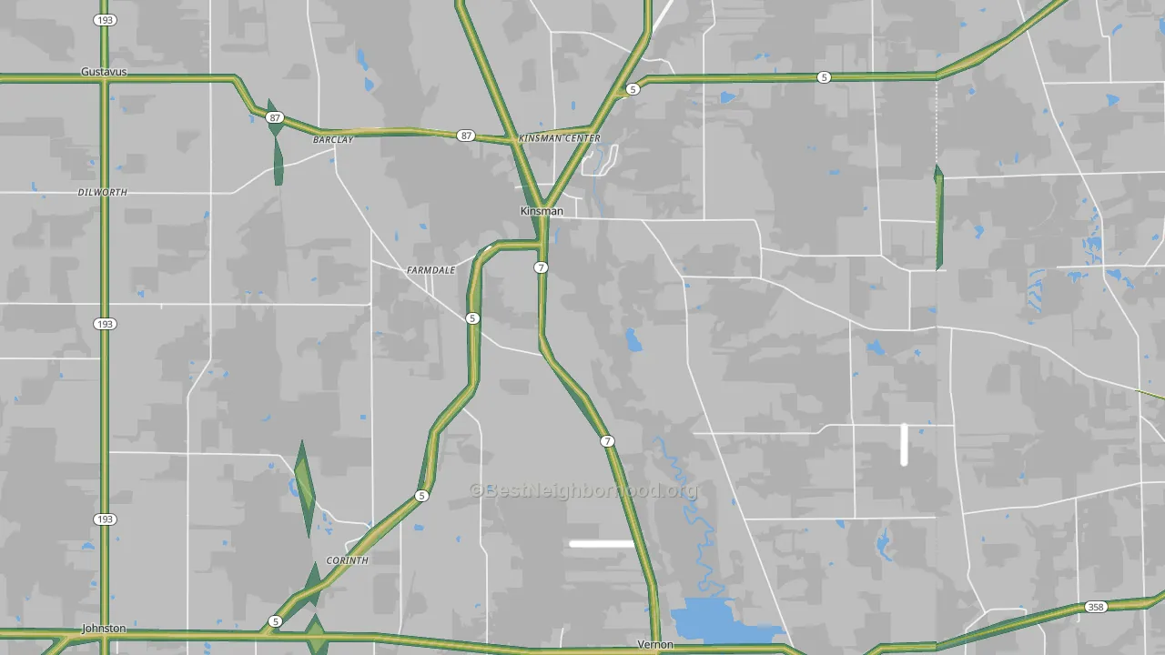 44428, OH Map of Noise Levels in 44428