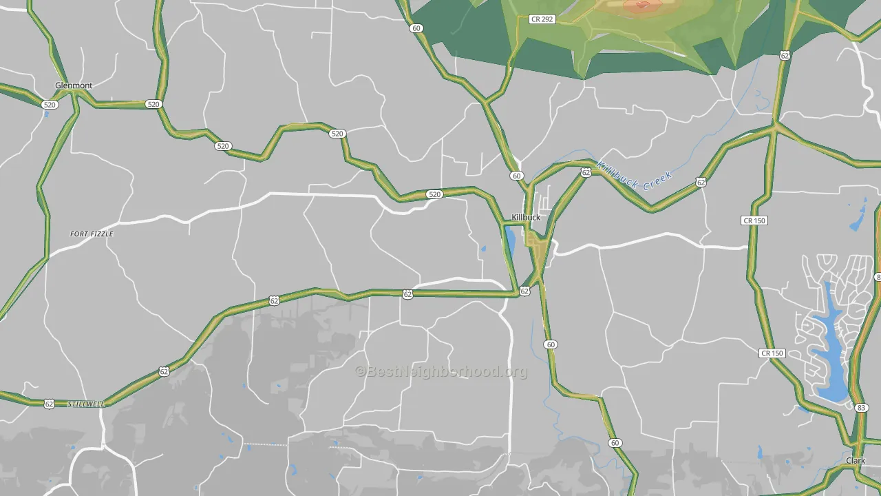 44637, OH Map of Noise Levels in 44637