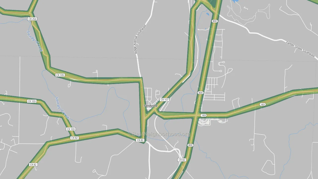 44671, OH Map of Noise Levels in 44671