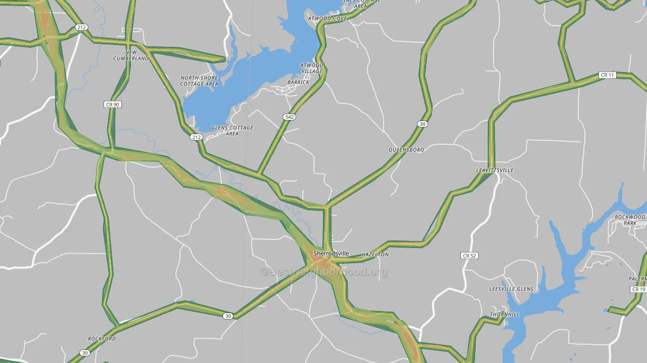 44675, OH Map of Noise Levels in 44675