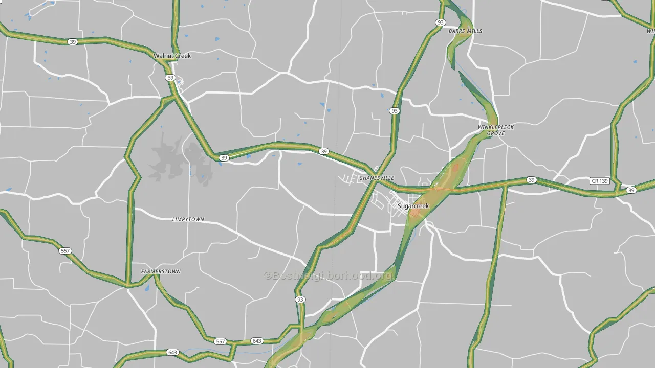 44681, OH Map of Noise Levels in 44681