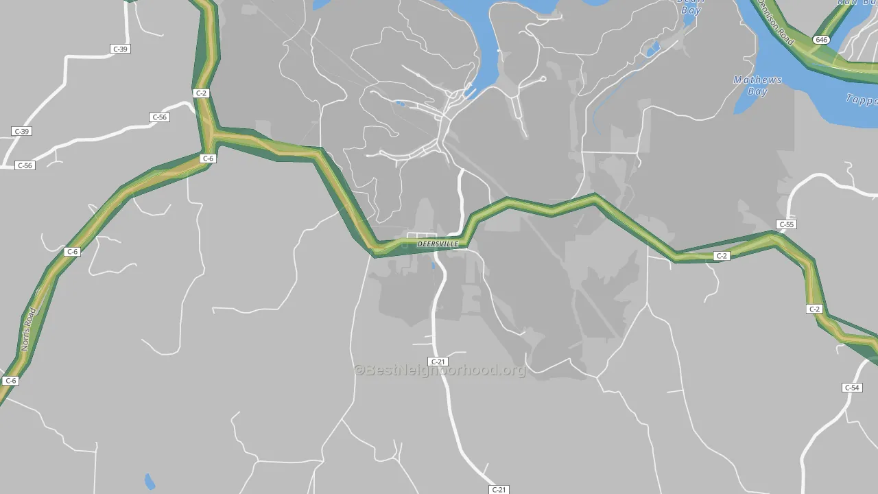 44693, OH Map of Noise Levels in 44693