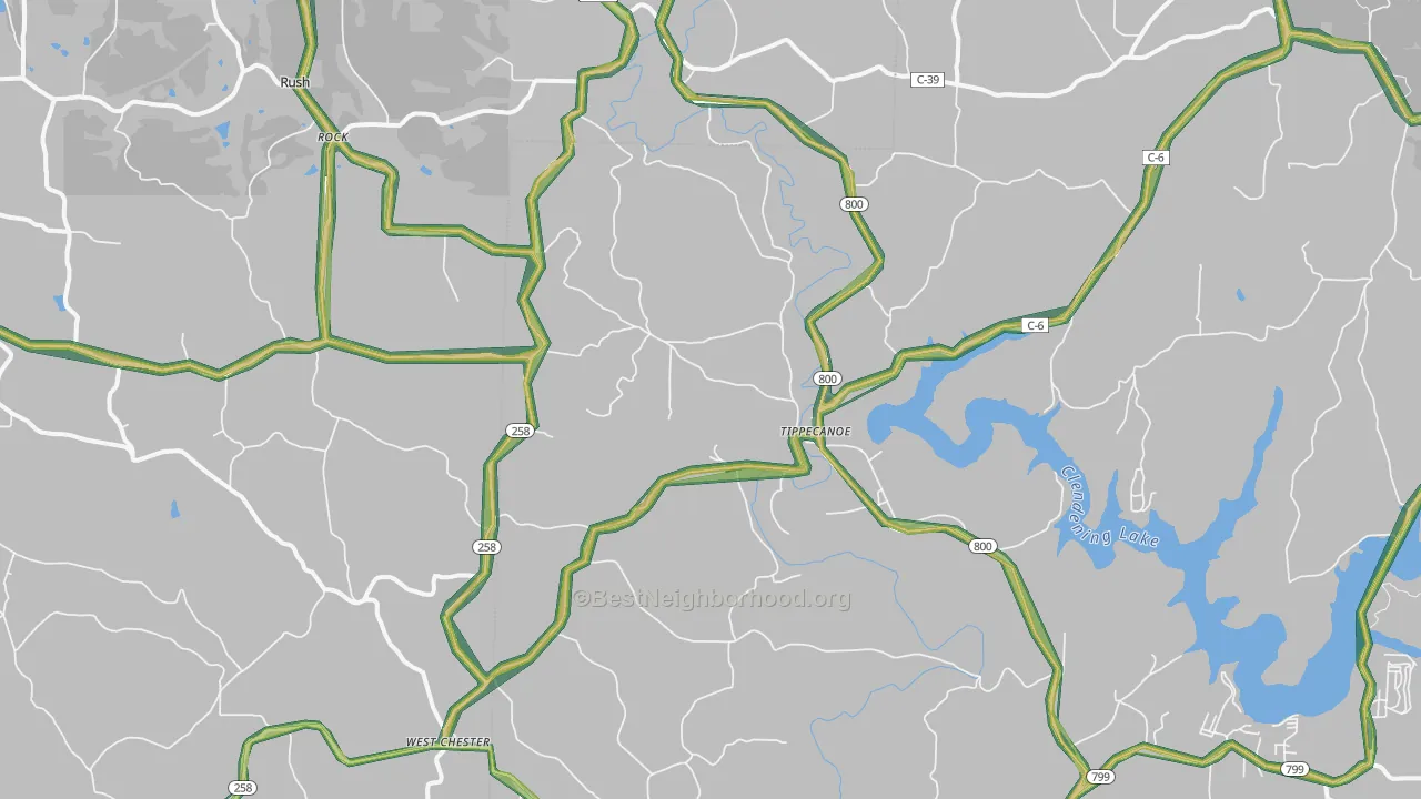 44699, OH Map of Noise Levels in 44699