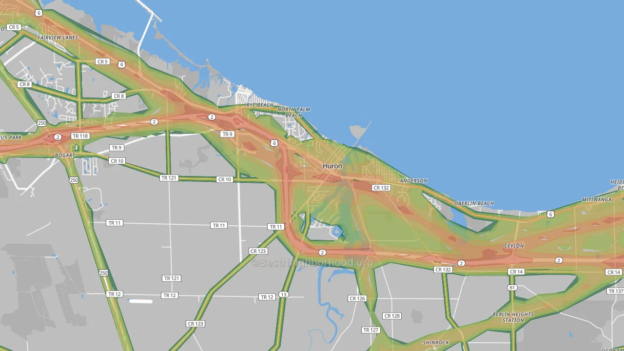 44839, OH Map of Noise Levels in 44839