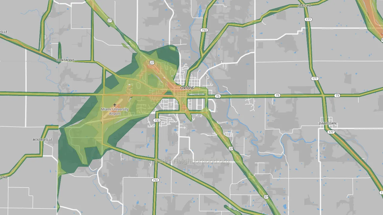 45056, OH Map of Noise Levels in 45056