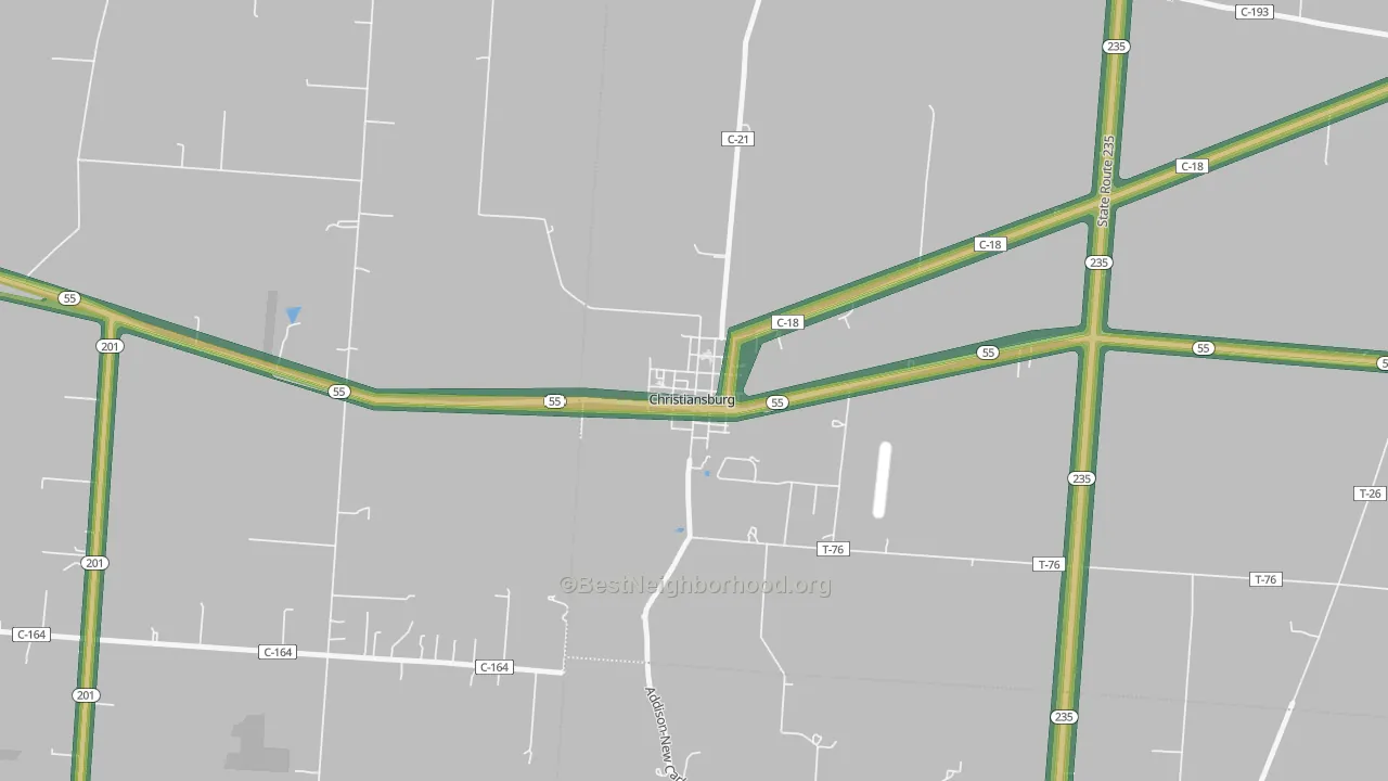 45389, OH Map of Noise Levels in 45389