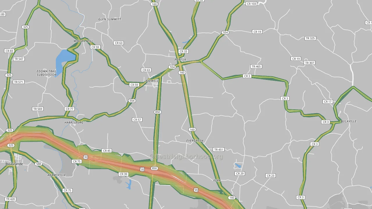 45614, OH Map of Noise Levels in 45614