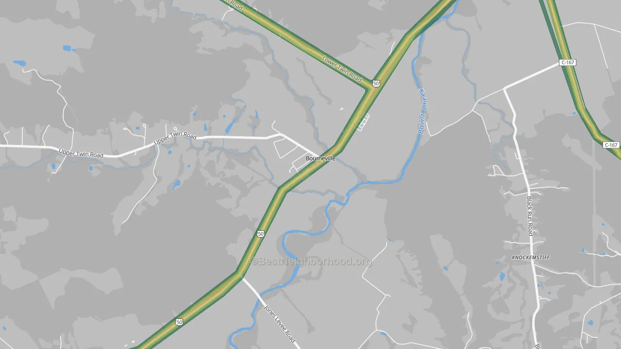 45617, OH Map of Noise Levels in 45617