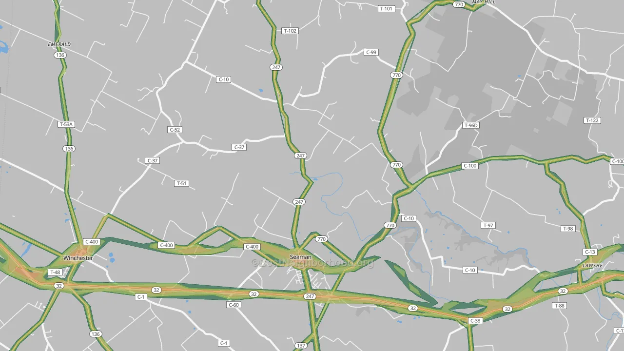 45679, OH Map of Noise Levels in 45679