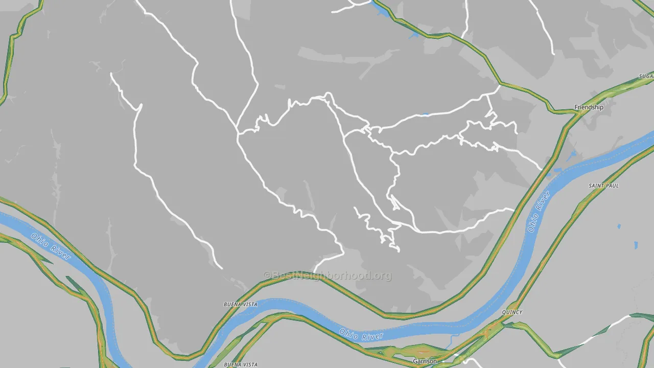 45684, OH Map of Noise Levels in 45684