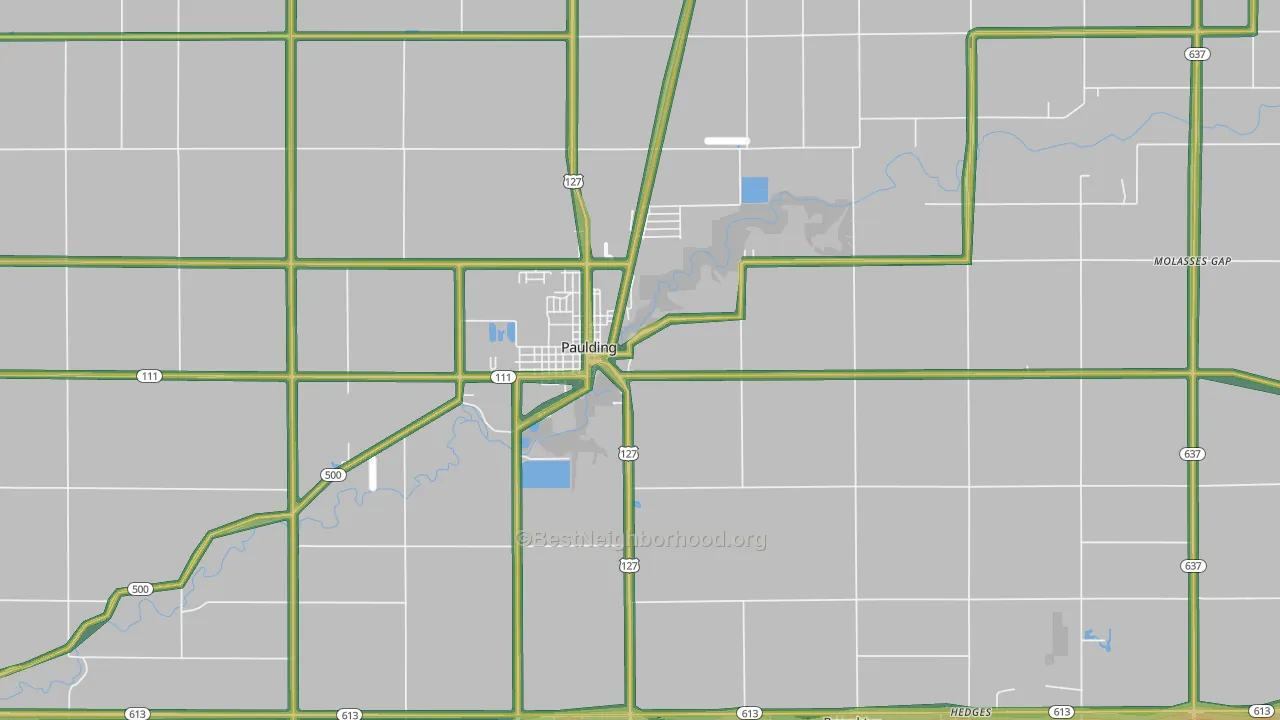 45879, OH Map of Noise Levels in 45879