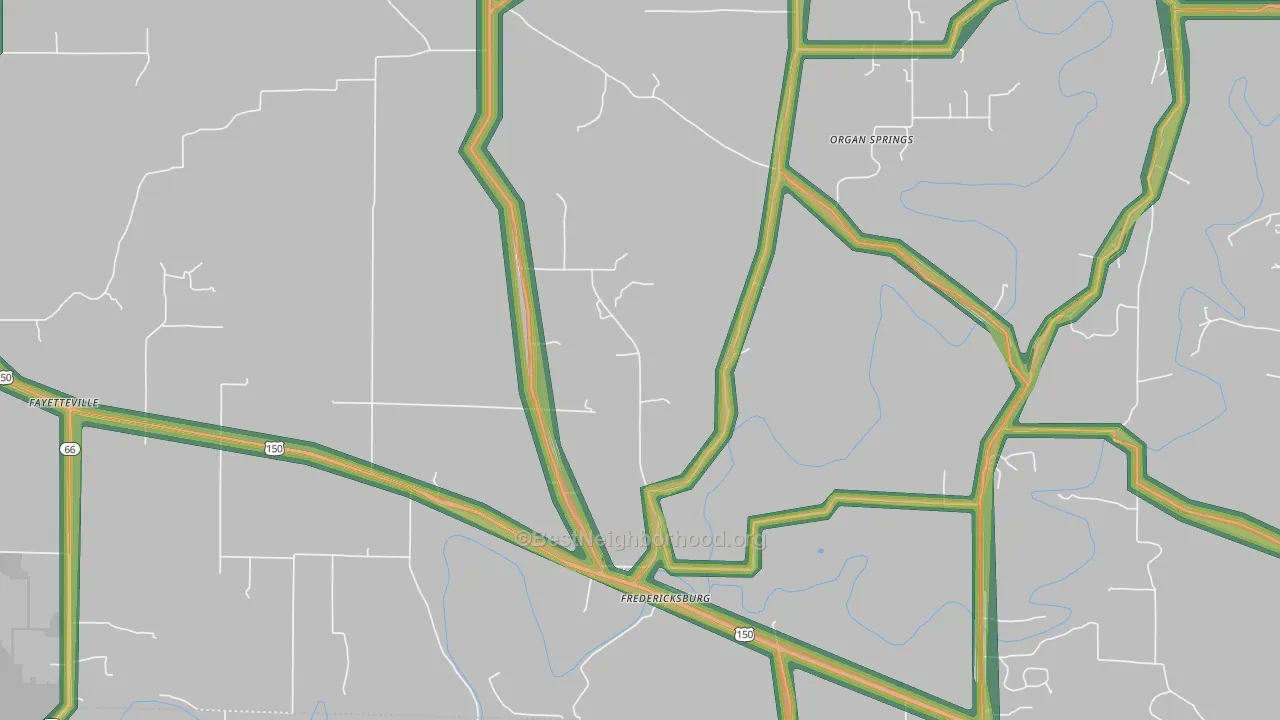 47120, IN Map of Noise Levels in 47120