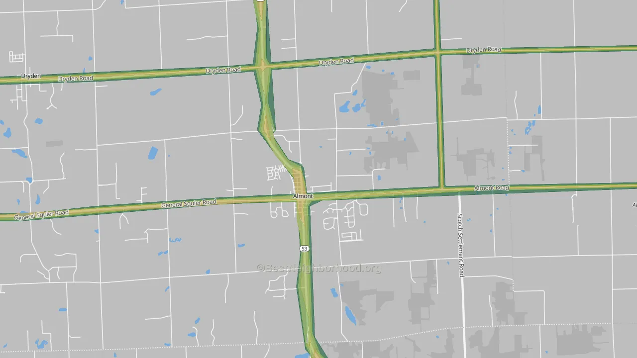 48003, MI Map of Noise Levels in 48003