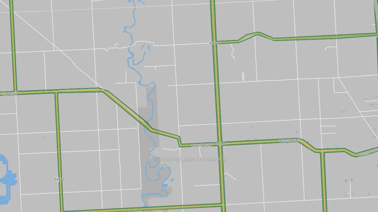 48032, MI Map of Noise Levels in 48032