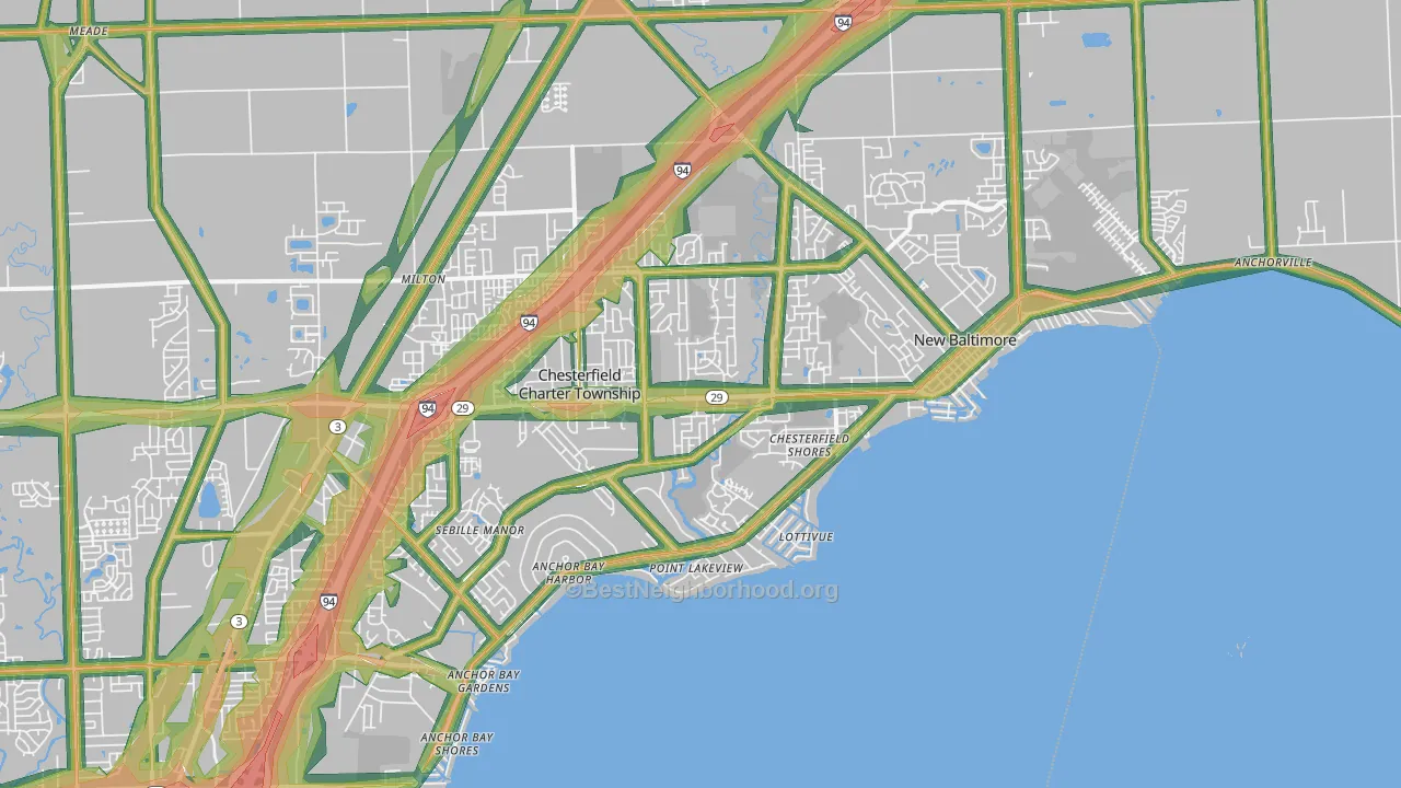 48047, MI Map of Noise Levels in 48047