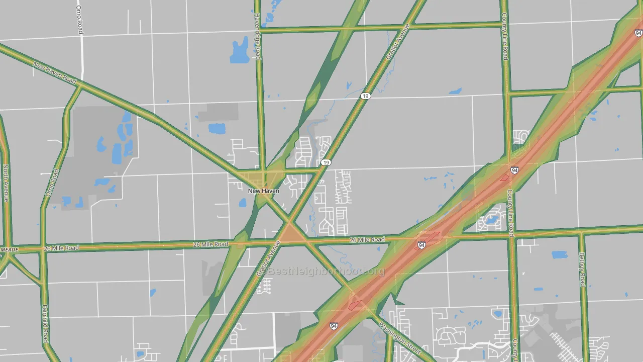 48048, MI Map of Noise Levels in 48048