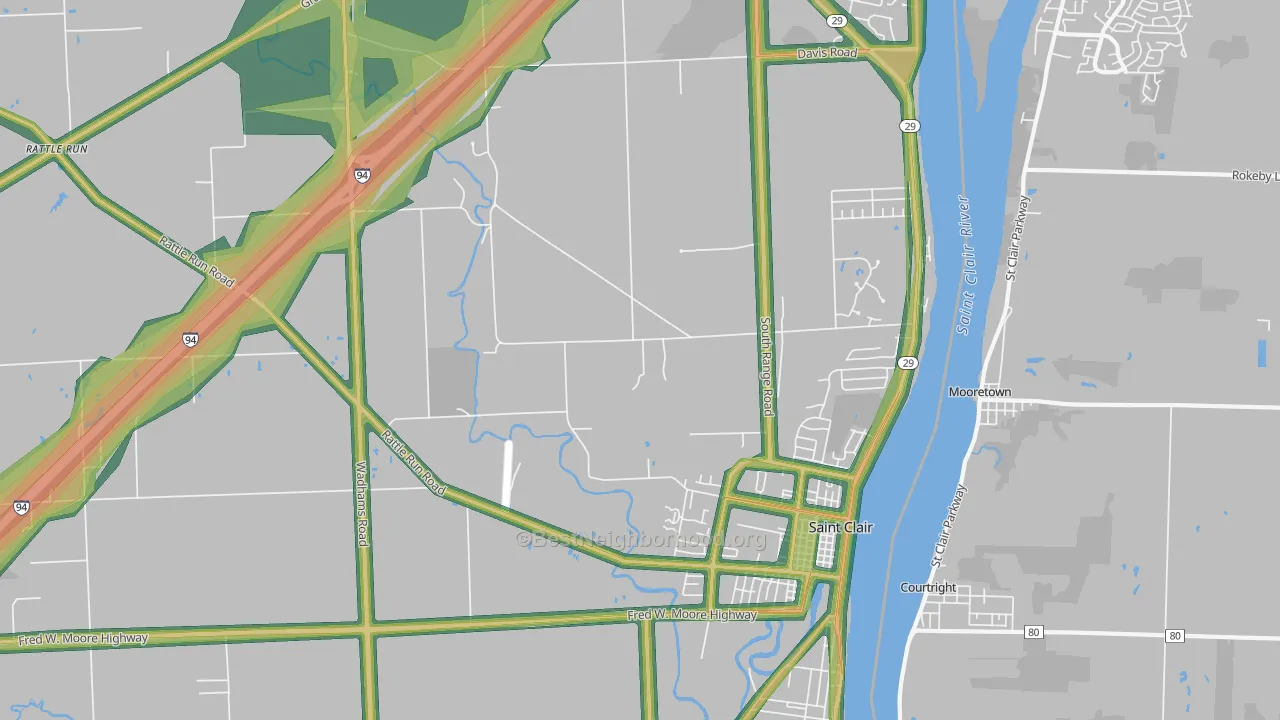 48079, MI Map of Noise Levels in 48079