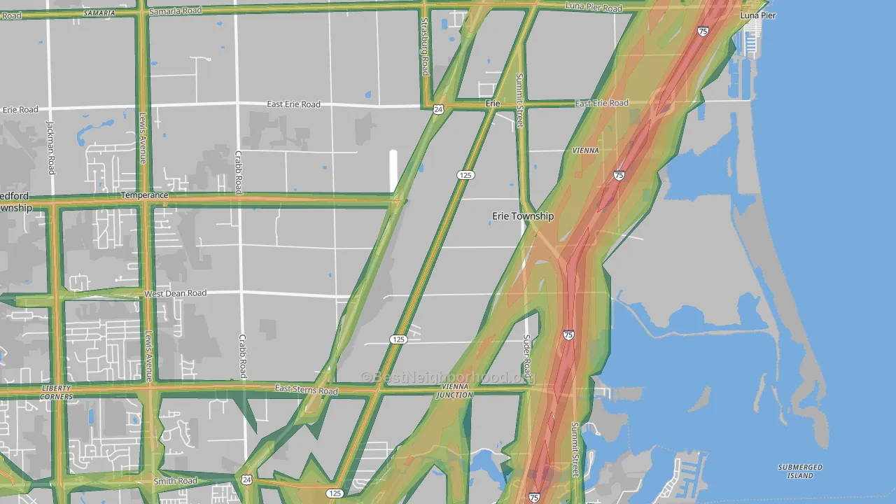 48133, MI Map of Noise Levels in 48133