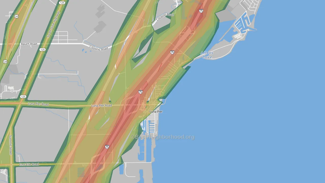 48157, MI Map of Noise Levels in 48157