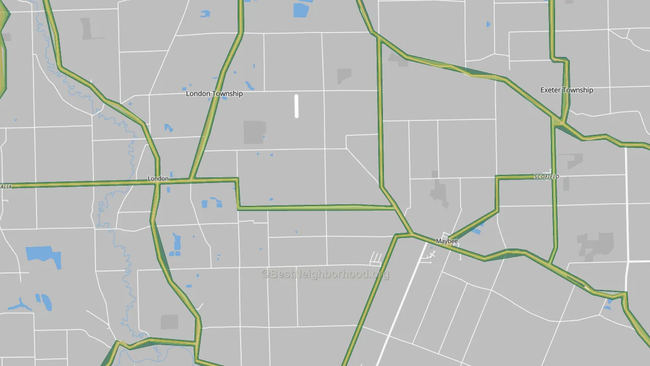 48159, MI Map of Noise Levels in 48159