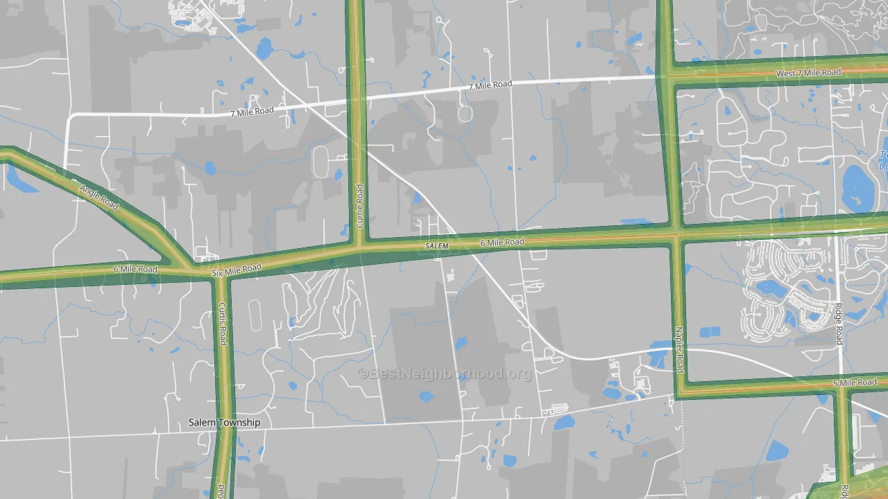 48175, MI Map of Noise Levels in 48175