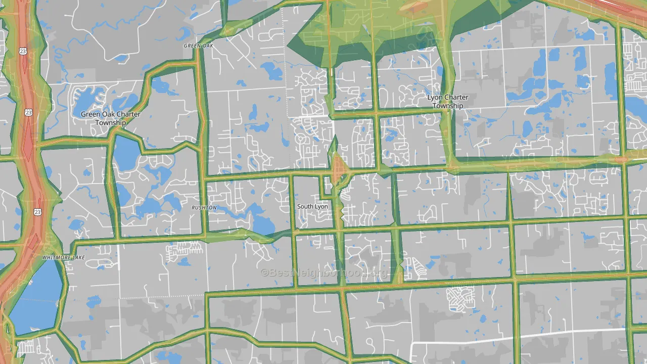 48178, MI Map of Noise Levels in 48178