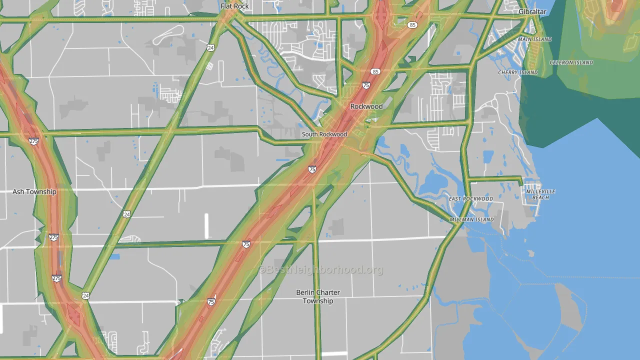 48179, MI Map of Noise Levels in 48179
