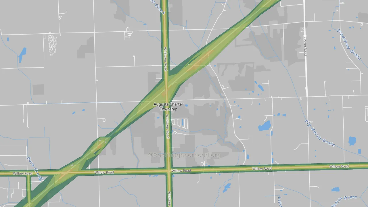 48190, MI Map of Noise Levels in 48190