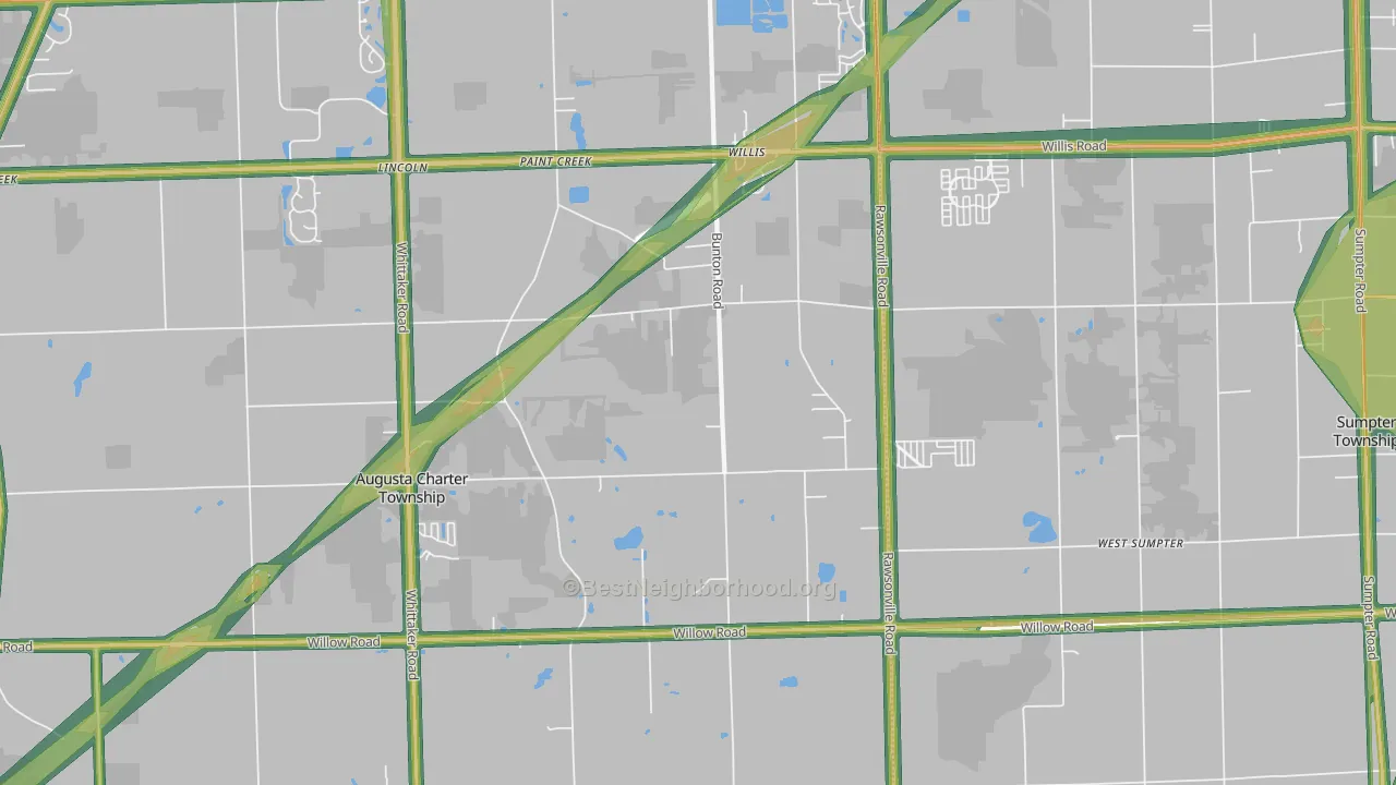 48191, MI Map of Noise Levels in 48191