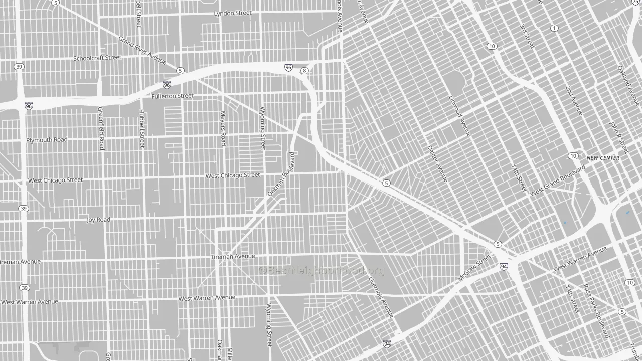 48204, MI Map of Noise Levels in 48204