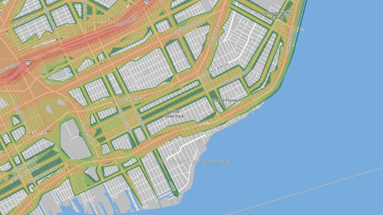48230, MI Map of Noise Levels in 48230