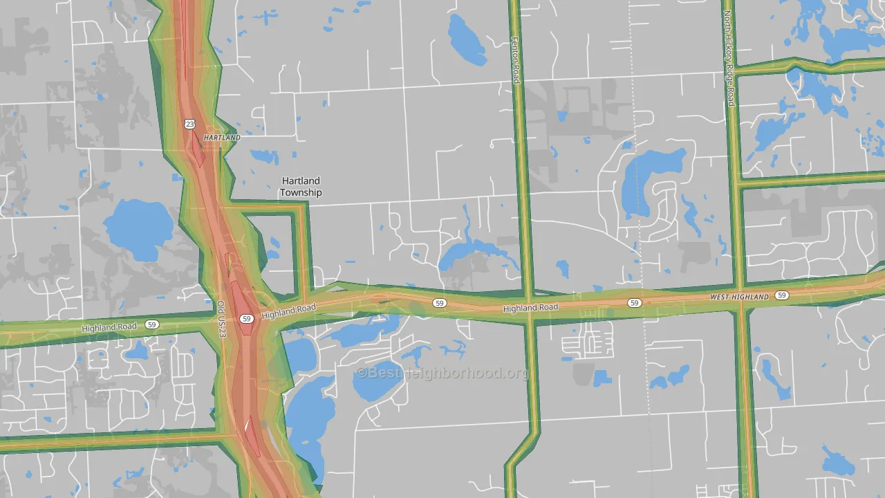 48353, MI Map of Noise Levels in 48353
