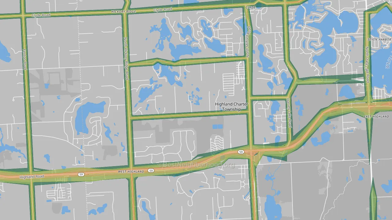 48357, MI Map of Noise Levels in 48357