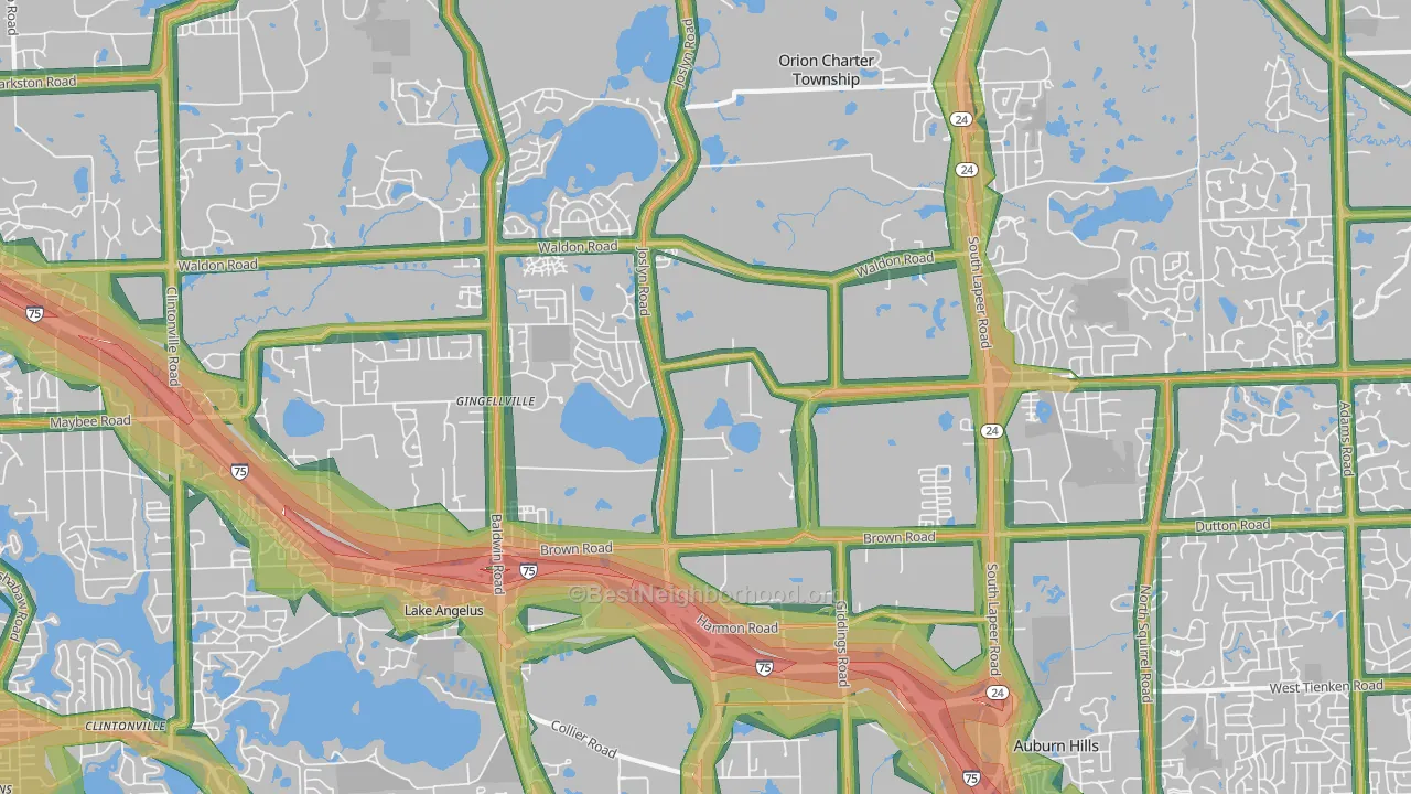 48359, MI Map of Noise Levels in 48359