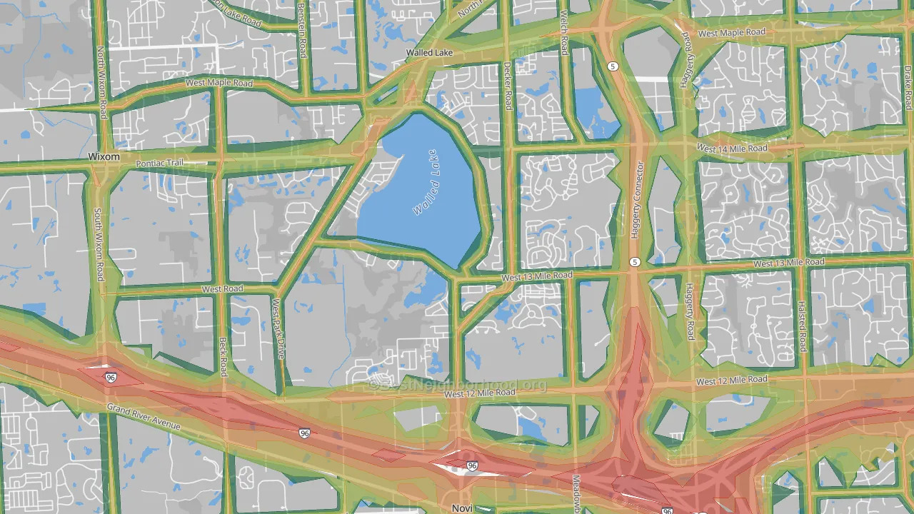 48377, MI Map of Noise Levels in 48377