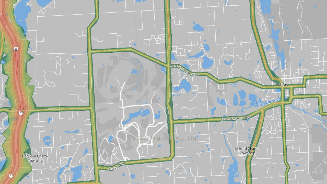 48380, MI Map of Noise Levels in 48380