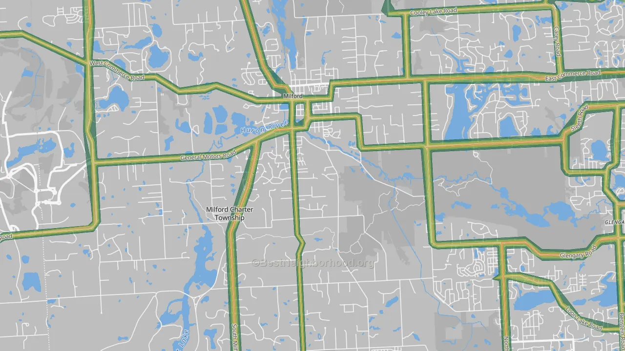 48381, MI Map of Noise Levels in 48381