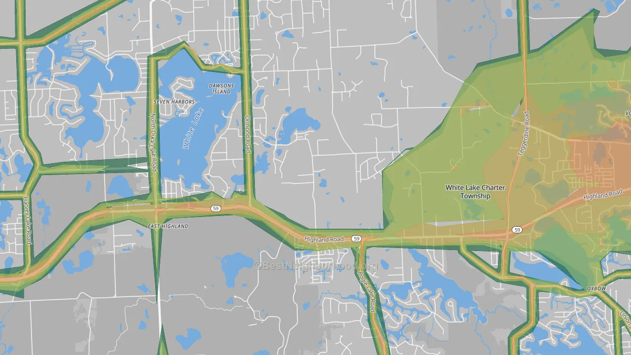 48383, MI Map of Noise Levels in 48383