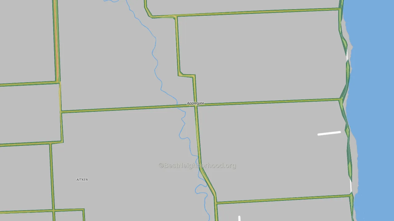 48401, MI Map of Noise Levels in 48401