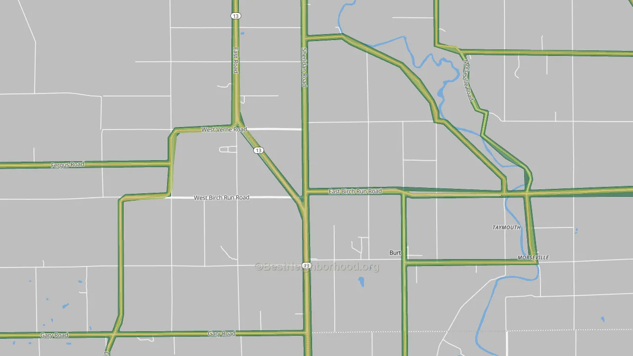 48417, MI Map of Noise Levels in 48417