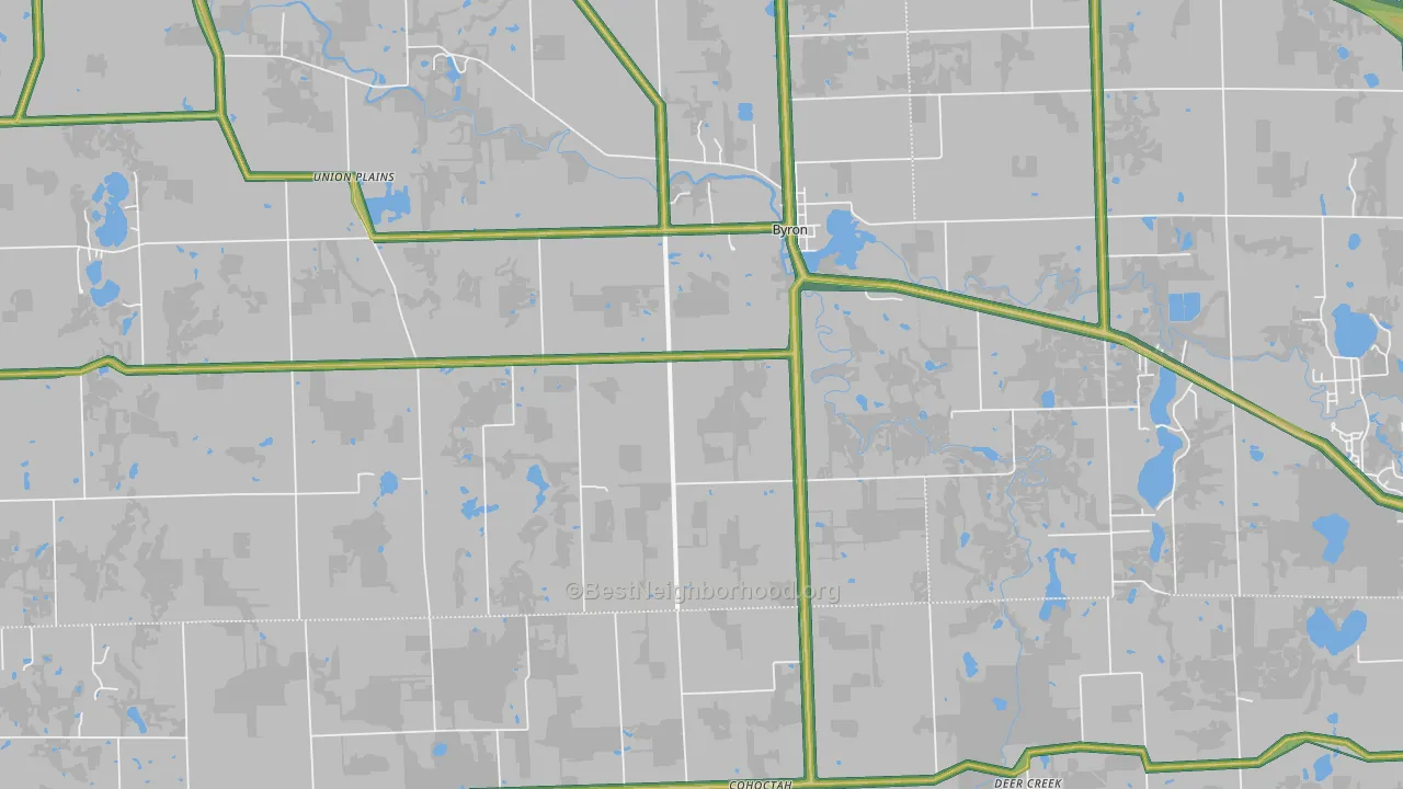 48418, MI Map of Noise Levels in 48418
