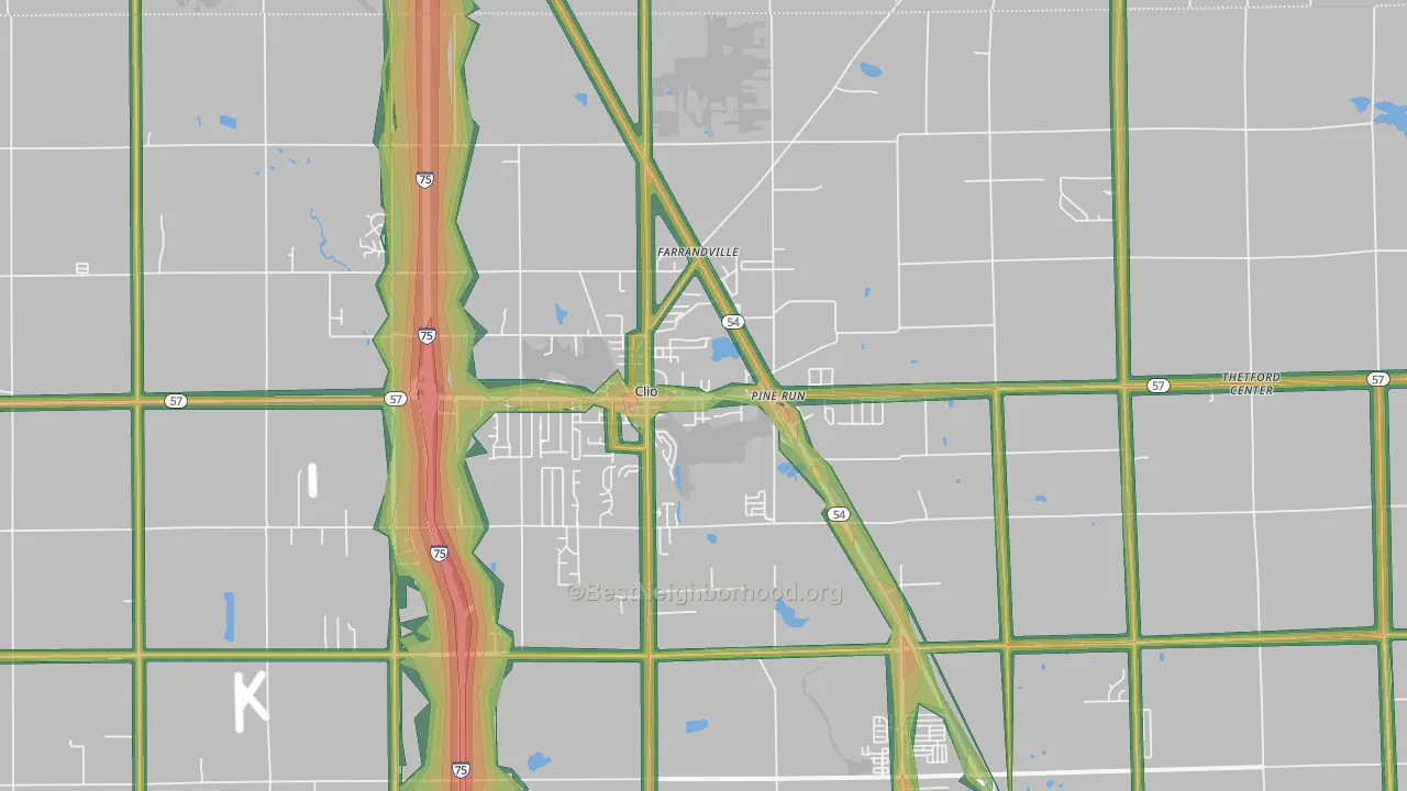 48420, MI Map of Noise Levels in 48420