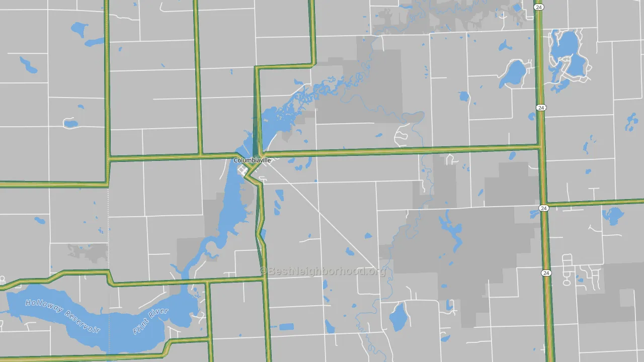 48421, MI Map of Noise Levels in 48421