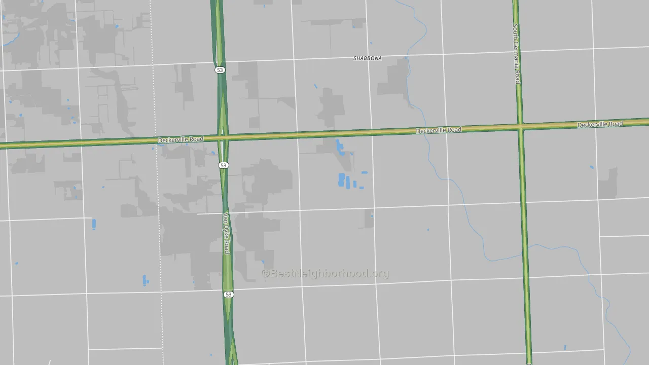 48426, MI Map of Noise Levels in 48426