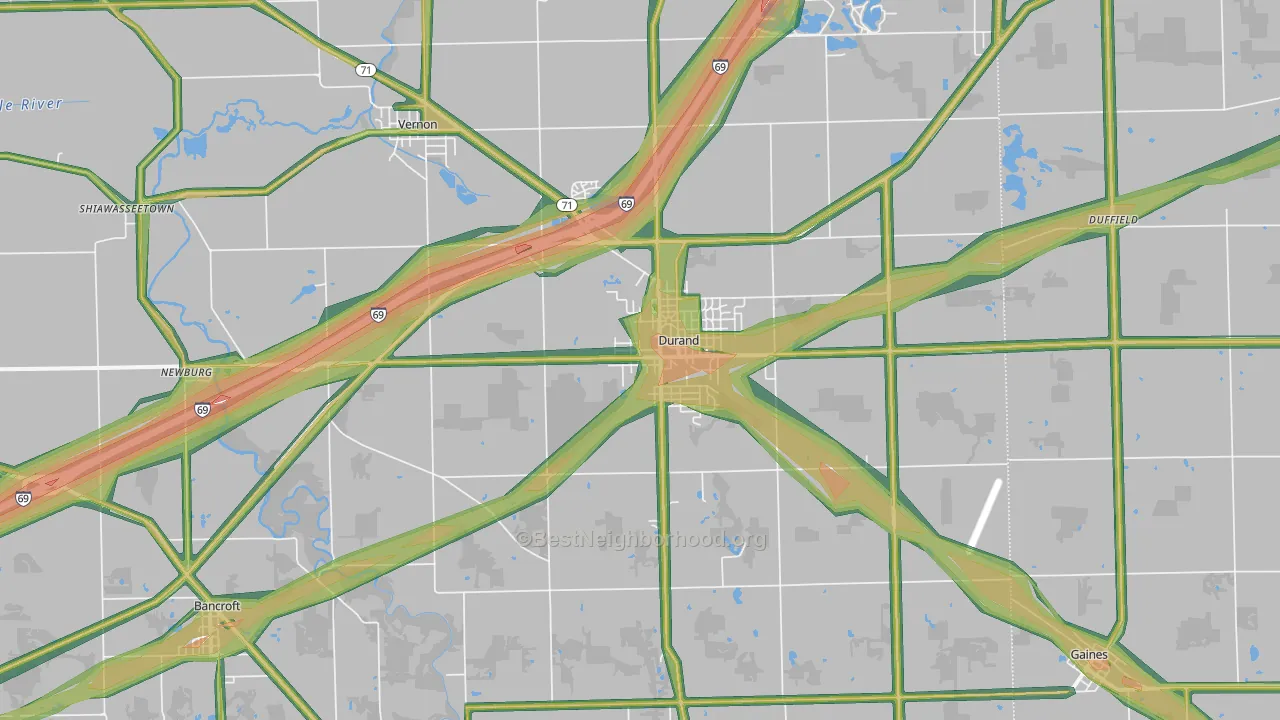 48429, MI Map of Noise Levels in 48429