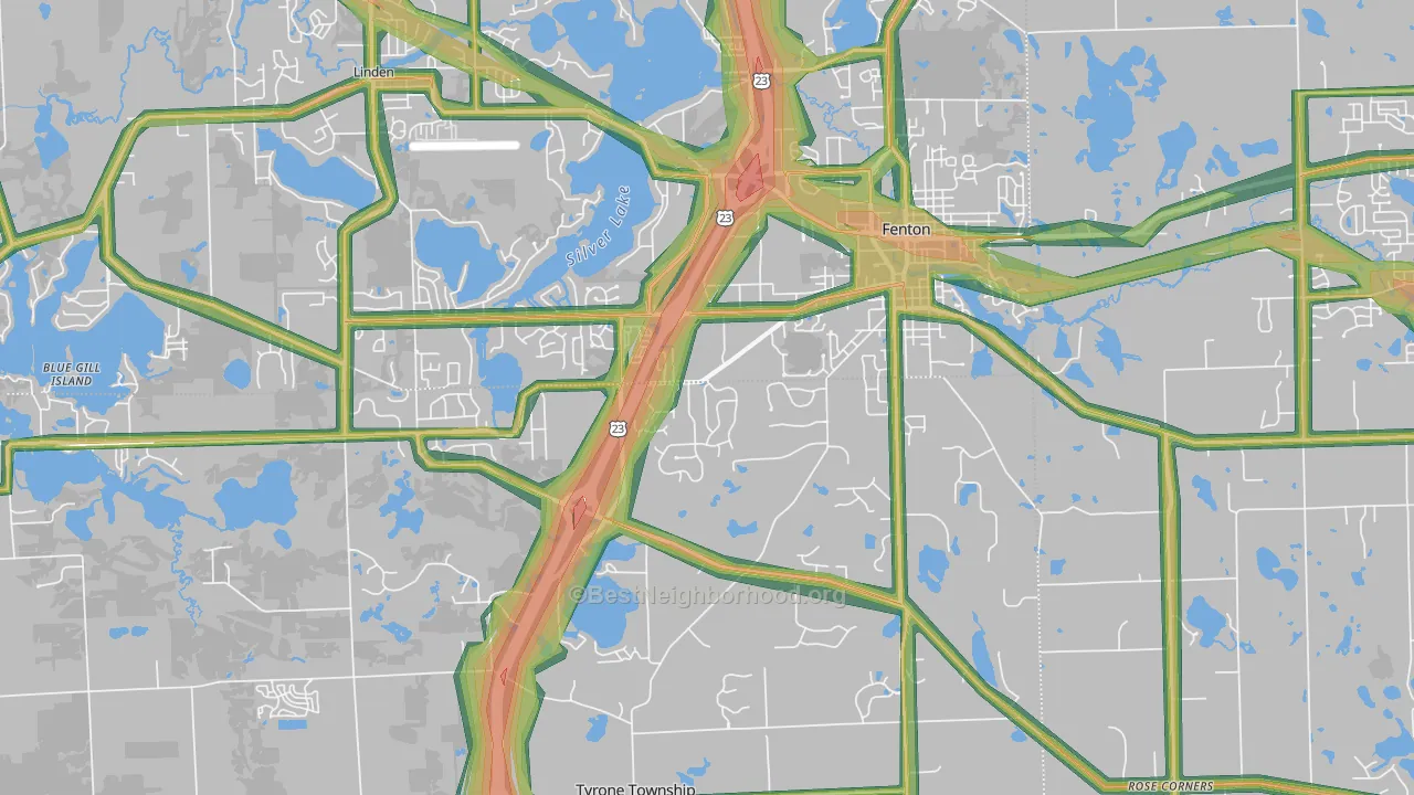 48430, MI Map of Noise Levels in 48430