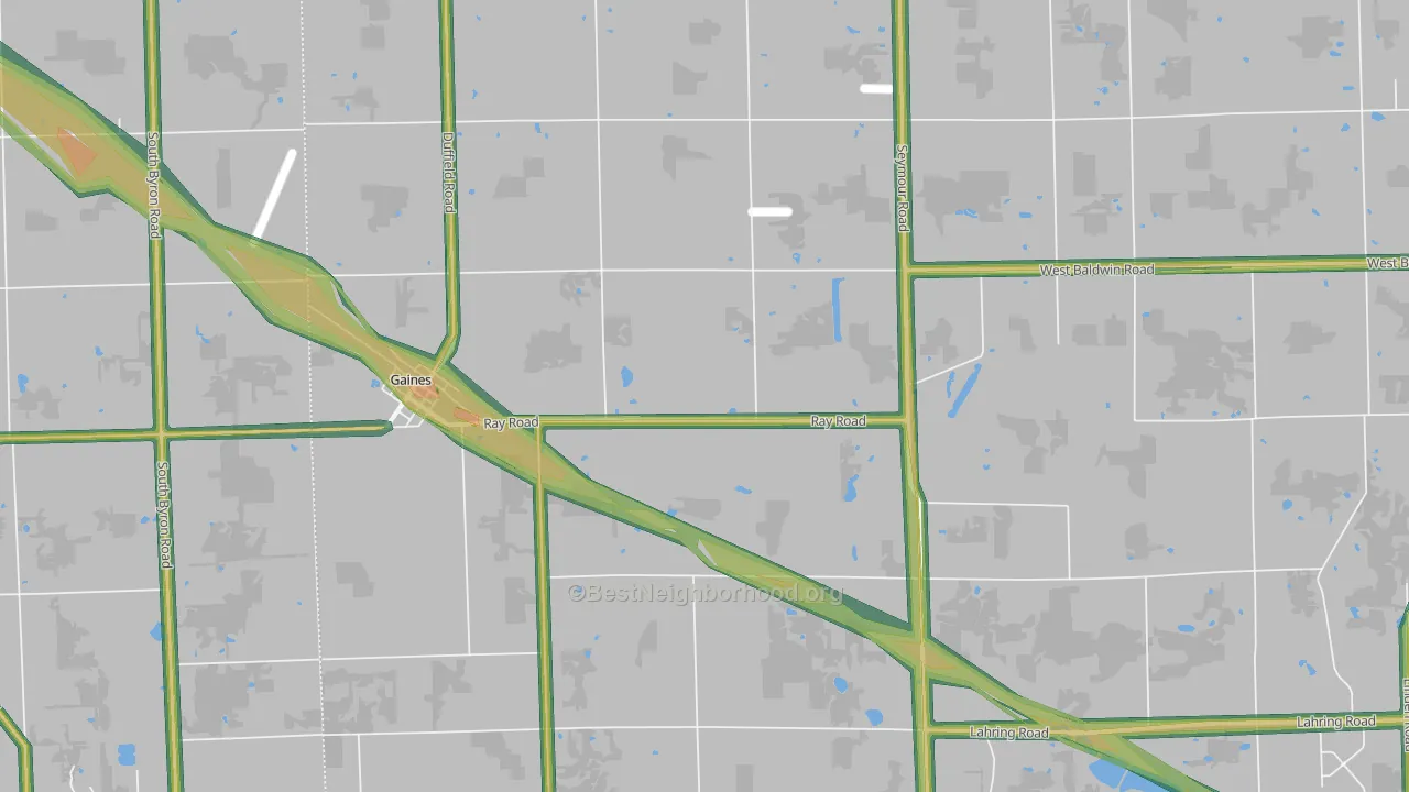 48436, MI Map of Noise Levels in 48436