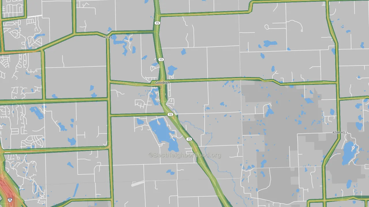 48438, MI Map of Noise Levels in 48438