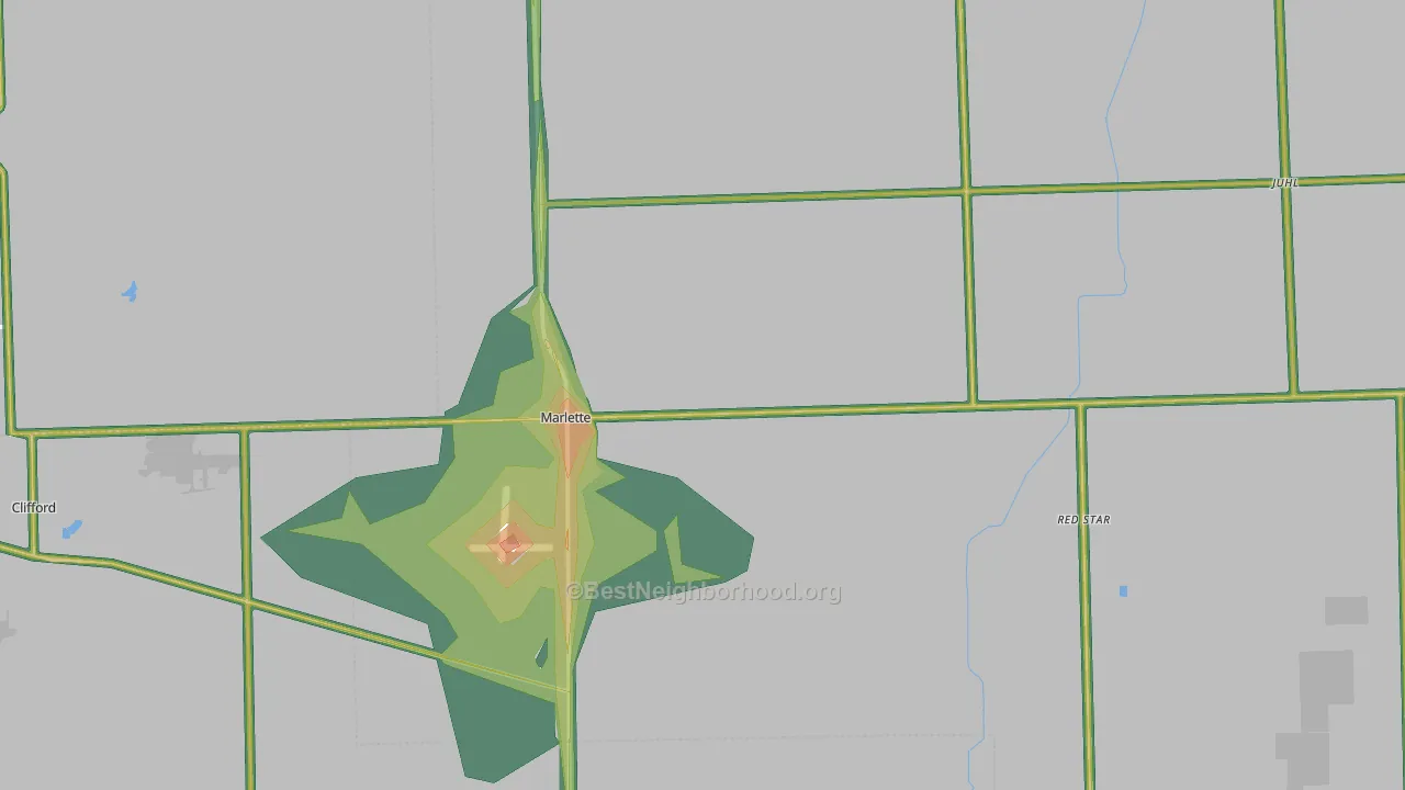 48453, MI Map of Noise Levels in 48453