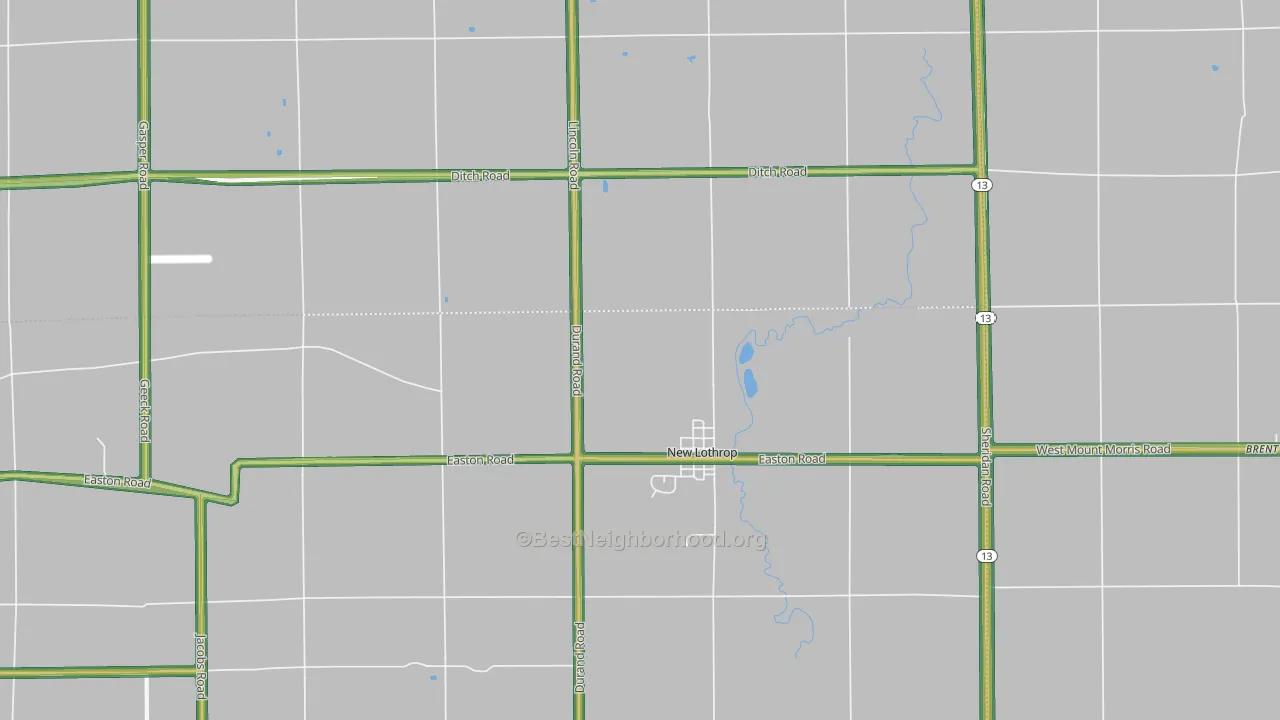 48460, MI Map of Noise Levels in 48460